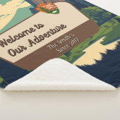 Customize Yosemite Valley Family Camping Adventure シェルパブランケット (3/4)