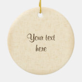 Customize Your Herb Garden Ornament セラミックオーナメント (裏面)