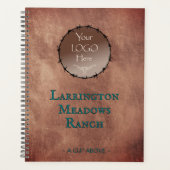 Customize Your Logo Horse Ranch Business Planner プランナー手帳 (正面)