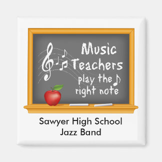Customize Your Music Teachers Play the Right Note マグネット