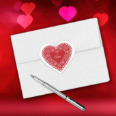 Customize Your Vintage Lace Heart ハートシール