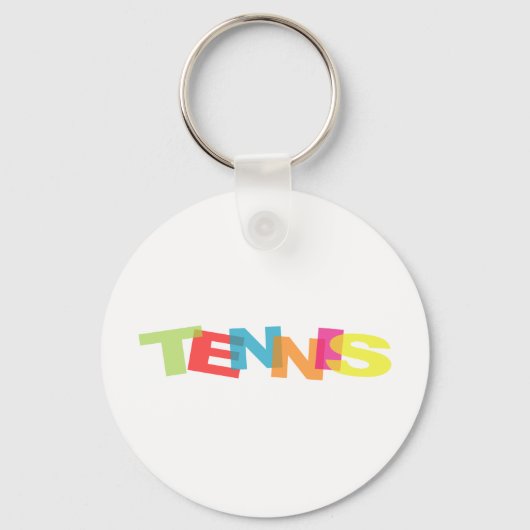 Customize yourself tennis gifts キーホルダー (正面)