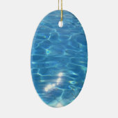 Customizeableのビーチ場面 セラミックオーナメント (右)