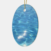 Customizeableのビーチ場面 セラミックオーナメント (左)