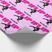 Customizeableの体操フリップ包装紙 ラッピングペーパー (角)