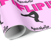 Customizeableの体操フリップ包装紙 ラッピングペーパー (ロールコーナー)