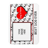 Customizeable最も最高のな犬ペット磁石 マグネット (縦)