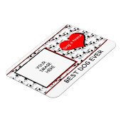 Customizeable最も最高のな犬ペット磁石 マグネット (左側)