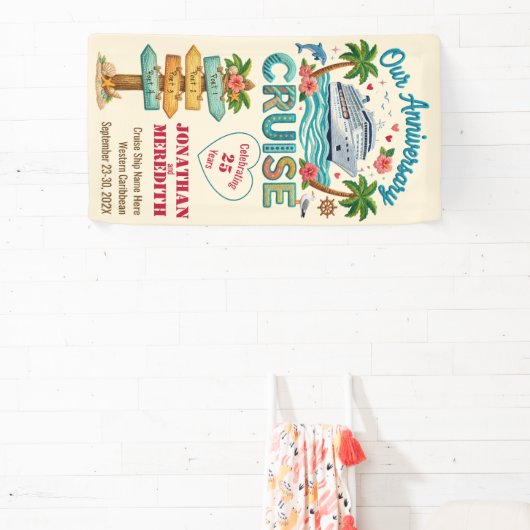 Customized Anniversary Cruise Door 横断幕 (インサイチュ)