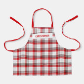 Customized apron for kids / fun prints / エプロン (正面)