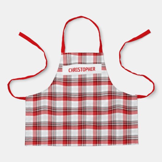 Customized apron for kids / fun prints / エプロン (正面)