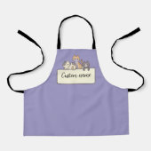 Customized Apron kids, Apron with Name エプロン (正面)