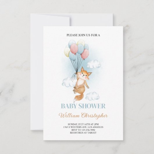 Customized Baby Shower Card, Baby shower card for  カード (正面)