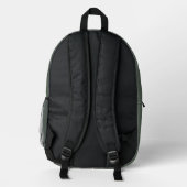 Customized backpack with initials of the name プリントバックパック (裏面)