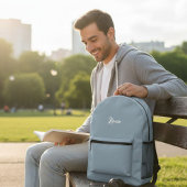 Customized backpack with initials of the name プリントバックパック