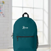 Customized backpack with initials of the name プリントバックパック