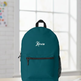 Customized backpack with initials of the name プリントバックパック