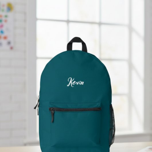 Customized backpack with initials of the name プリントバックパック