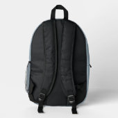 Customized backpack with initials of the name プリントバックパック (裏面)