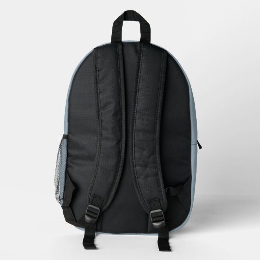 Customized backpack with initials of the name プリントバックパック (裏面)