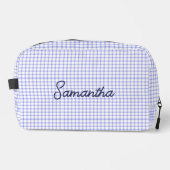 Customized beauty case with initials, makeup bag ドップキット (正面)