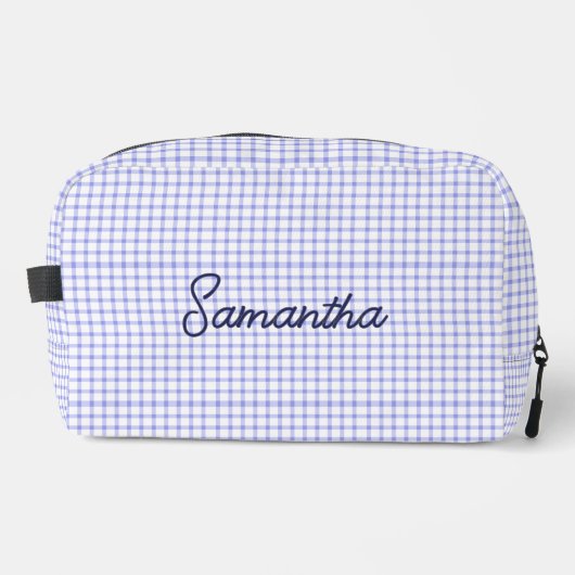 Customized beauty case with initials, makeup bag ドップキット (正面)