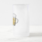 Customized Beer Goes Here Beer Lover フロストグラスビールジョッキ (中央)