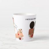 Customized Best Friends Figures & States Mug カフェラテマグ (正面)