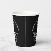 Customized Black Medical School Graduation Party 紙コップ (右)