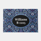 Customized Blue Haze ドアマット (正面)