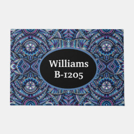 Customized Blue Haze ドアマット