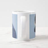 Customized Couple Wedding Photo ジャンボコーヒーマグカップ (裏面)