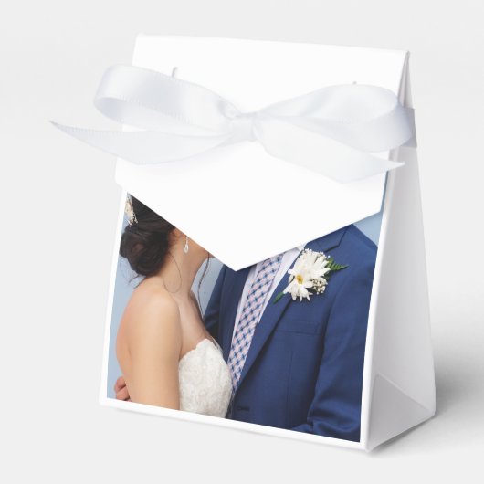 Customized Couple Wedding Photo フェイバーボックス (正面サイド)
