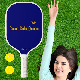 Customized Court Side Queen Pickleball Mom Gift ピックルボールラケット