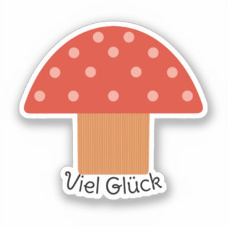 Customized Cute Red Mushroom  シール