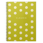 Customized Daisy Notebook, Gift for Children  ノートブック (正面)