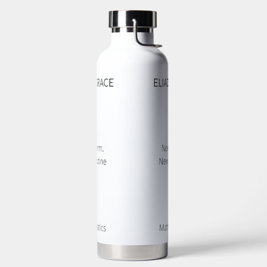 Customized DIY Classic Cute Funny Teacher Reset  ウォーターボトル (左面)