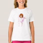Customized Future Balerina Star Girl T-shirt Tシャツ (正面)