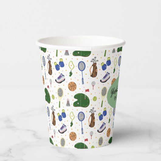 Customized Golf Theme Party Paper Cup 紙コップ (右)