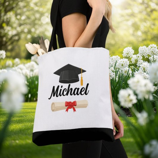 Customized Graduation Tote Bag - Canvas Bag トートバッグ
