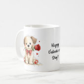 Customized Happy Valentine's Day Mug コーヒーマグカップ (正面左)