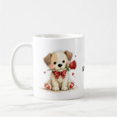 Customized Happy Valentine's Day Mug コーヒーマグカップ (左)