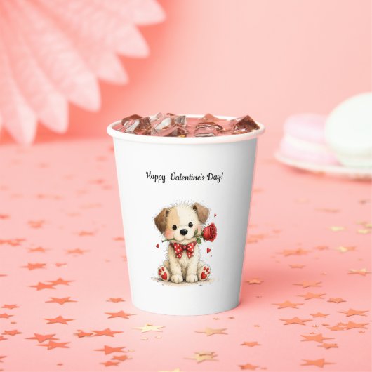 Customized Happy Valentine's Day Mug 紙コップ (インサイチュ)