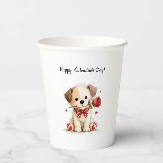 Customized Happy Valentine's Day Mug 紙コップ (裏面)