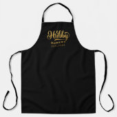 Customized Husband and Wife Aprons, Couple's Gift エプロン (正面)