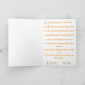 Customized Initial Birthday Digital Download カード (内部)