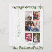 Customized Merry Christmas Photo Card シーズンカード (正面)