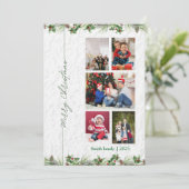 Customized Merry Christmas Photo Card シーズンカード (スタンド正面)