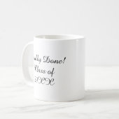 Customized mug with personalized text コーヒーマグカップ (正面左)