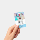 Customized Name and Photo |  ID Card Badge バッジ (手持ち)